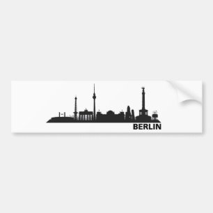 Para Coche Berlín horizonte pegatina