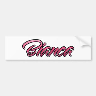 Para Coche Bianca Pegatina de Aufkleber rosa descolorido
