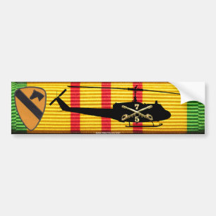 Para Coche Caballería 5/7, 1ª Cav. Pegatina del parachoques