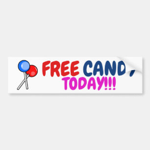 Para Coche ¡Caramelo LIBRE HOY!!! pegatina