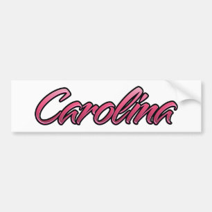 Para Coche Carolina Pegatina de Aufkleber rosa descolorido