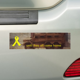 Para Coche Cinta amarilla y pegatina del parachoques MRAP