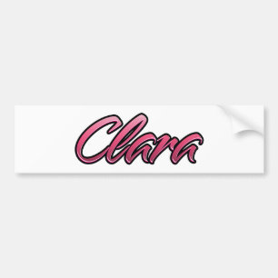 Para Coche Clara Pegatina Aufkleber rosa descolorido