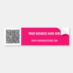 Para Coche Código QR personalizado y pegatina de parachoques 