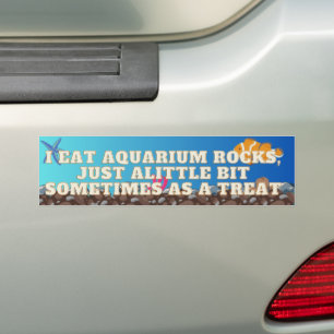 Para Coche Comí Rocas de Acuario, pegatina de parachoques