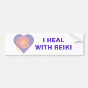 Para Coche Curo Con Una Pegatina De Audífono De Reiki