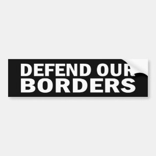 Para Coche Defienda a nuestro pegatina de las fronteras