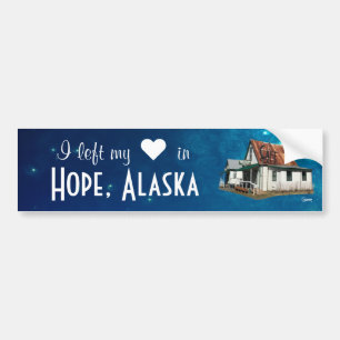 Para Coche Dejé mi (30%) H en Esperanza, Alaska - Pegatina d