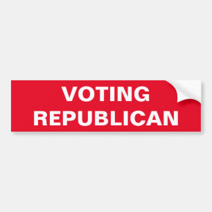Para Coche Dejen de votar al Pegatina republicano
