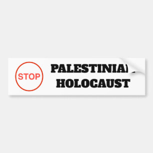 Para Coche Detener el Holocausto Palestino pegatina Palestina
