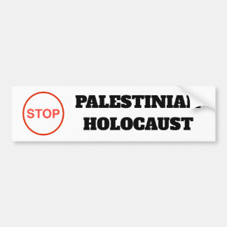 Para Coche Detener el Holocausto Palestino pegatina Palestina