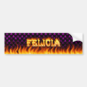 Para Coche Diseño de la pegatina del parachoques Felicia