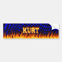 Diseño de la pegatina del parachoques Kurt.