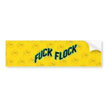 Divertida pegatina “Fuck Flock” Anti-Cámara de Vig