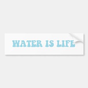 Para Coche El agua es pegatina de la vida