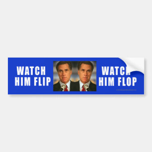 Para Coche El pegatina Anti-Romney lo mira mover de un tirón