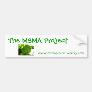 Para Coche el pegatina del bumber del proyecto del msma