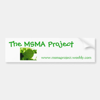 Para Coche el pegatina del bumber del proyecto del msma