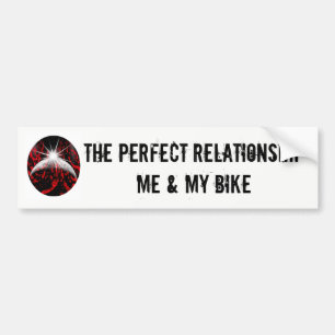 Para Coche El pegatina perfecto de la relación