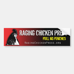 Para Coche El pollo el rabiar no tira de ninguna pegatina