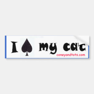Para Coche Espada I mi pegatina del gato, coneyandtots.com