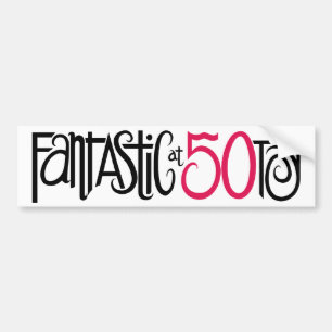 Para Coche Fantástico con pegatina de 50 parachoques