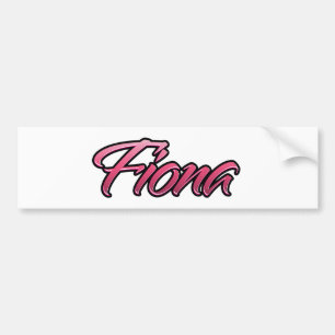 Para Coche Fiona Pegatina de Aufkleber rosa descolorido