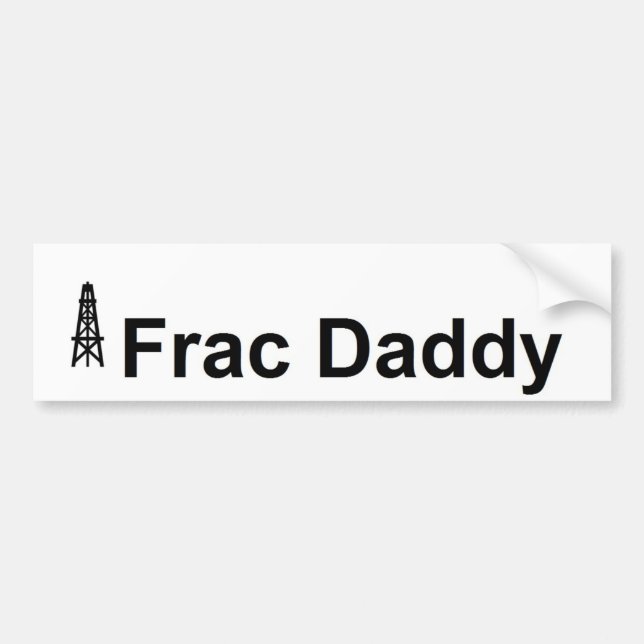Para Coche Frac Daddy Oilfield Pegatina (Frente)