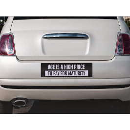 Para Coche Graciosa pegatina del parachoques de madurez