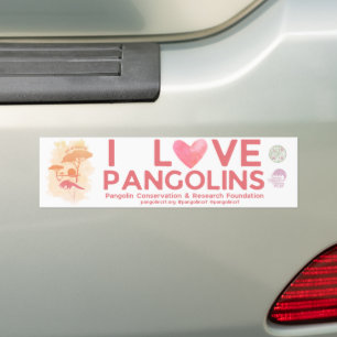 Para Coche GUARDAR PANGOLINS Edición especial Pegatina del pa