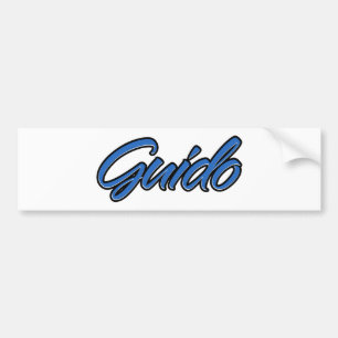Para Coche Guido Nombre azul Aufkleber Pegatina Autoaufkleber