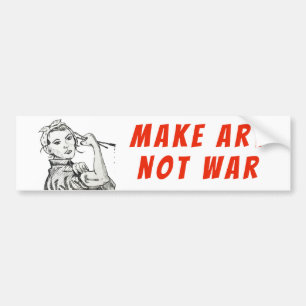 Para Coche Haga al pegatina de la guerra del arte no