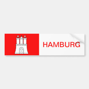 Para Coche Hamburgo pegatina bordador puerto pegatina de