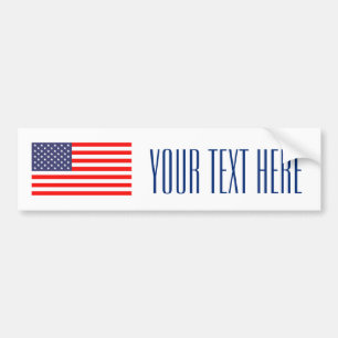 Para Coche Haz tu propia pegatina de parachoques patriótica