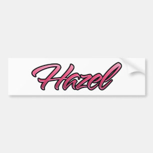 Para Coche Hazel, Pegatina de Aufkleber rosa descolorido