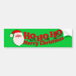 Para Coche "Ho Ho Ho Ho Ho Merry Christmas" pegatina de parac