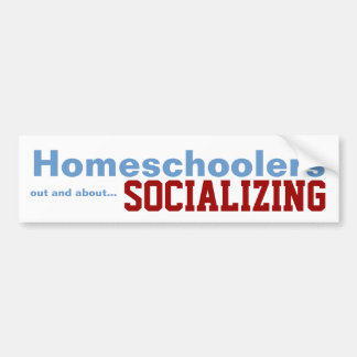 Para Coche Homeschoolers - pegatina de socialización