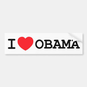 Para Coche I pegatina de Obama del corazón