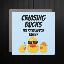 Imán de la puerta de crucero de la familia Ducks