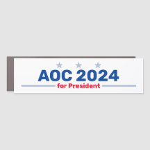 imán parachoque AOC 2024