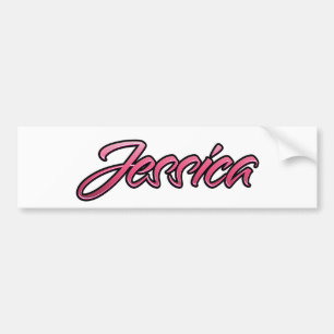 Para Coche Jessica Pegatina de Aufkleber rosa descolorido