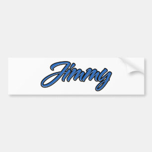 Para Coche Jimmy Name blue Aufkleber Pegatina Autoaufkleber