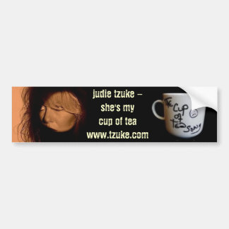 Para Coche Judie Tzuke - taza de canción del té - pegatina