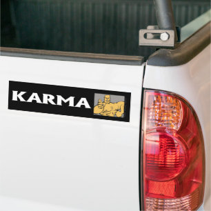 Para Coche Karma Fighter 1 pegatina del parachoques