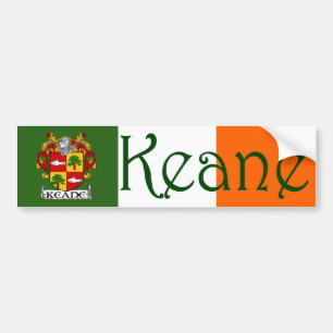 Para Coche Keane Coat de la pegatina del parachoques de armas