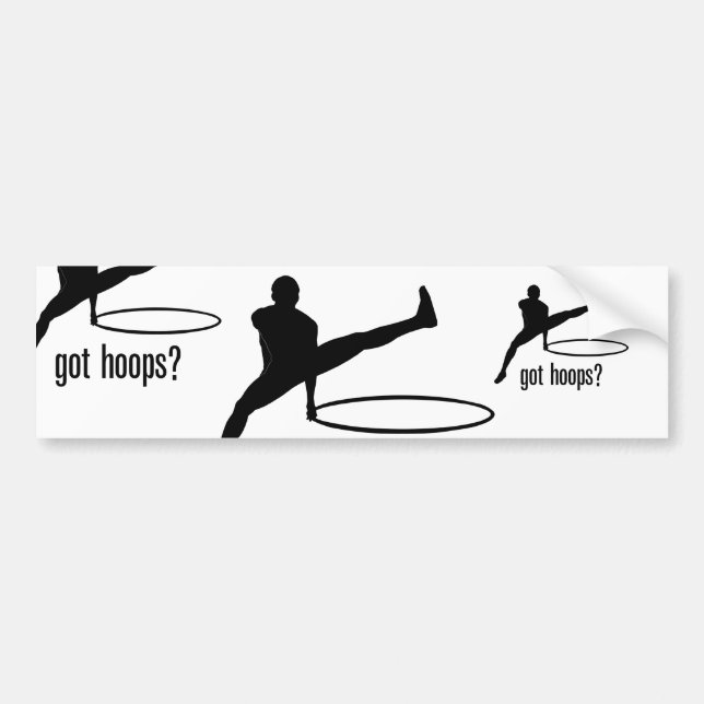 Para Coche ¿La vida de Hooping - el pegatina consiguió aros? (Frente)