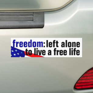 Para Coche Libertad (bandera v.2) Pegatina parachoques
