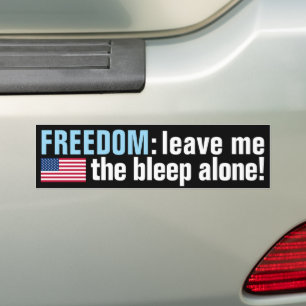Para Coche Libertad de sueño (bandera v.2 oscura) Pegatina pa