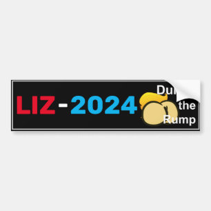 Para Coche Liz 2024 arroja el pegatina del parachoques