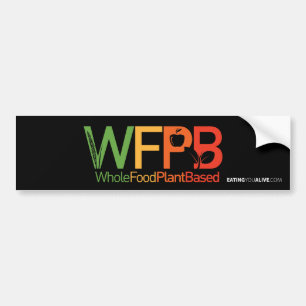 Para Coche Logotipo WFPB - pegatina del parachoques oscuro